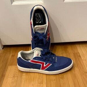 Vans Blue and Red Sneakers